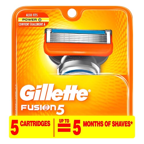 Image for Gillette Cartridges,5ea from Roger's Family Pharmacy