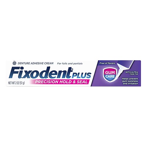 Image for Fixodent Denture Adhesive Cream, Precision Hold & Seal,2oz from Roger's Family Pharmacy