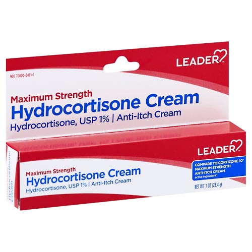 Image for Leader Hydrocortisone Cream, Maximum Strength,1oz from Roger's Family Pharmacy