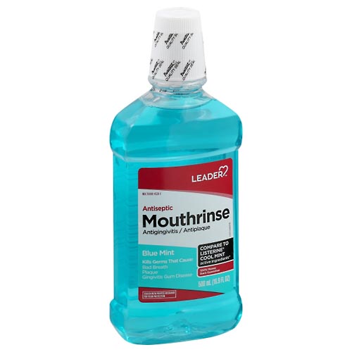 Image for Leader Mouthrinse, Blue Mint,500ml from Roger's Family Pharmacy